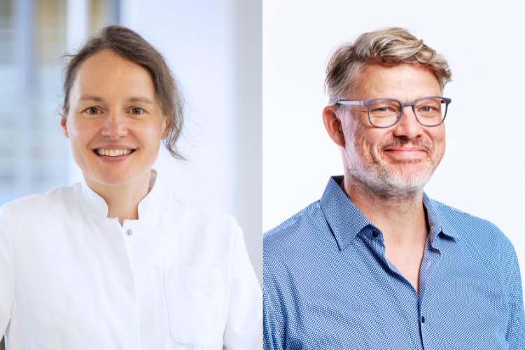 Prof. Dr. Waltrauf Pfeilschifter und Sascha Langewand