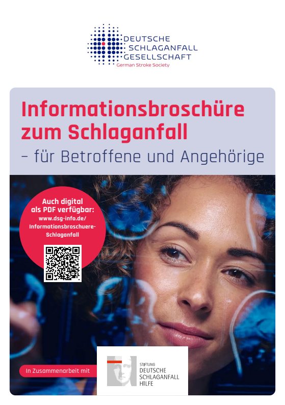 Informationsbroschüre zum Schlaganfall – für Betroffene und Angehörige